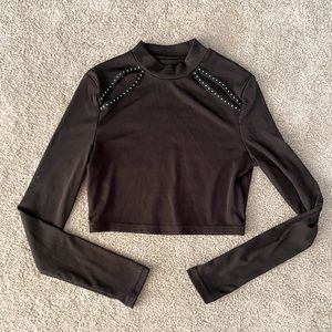 small long sleeve cut out shirt! never worn :)